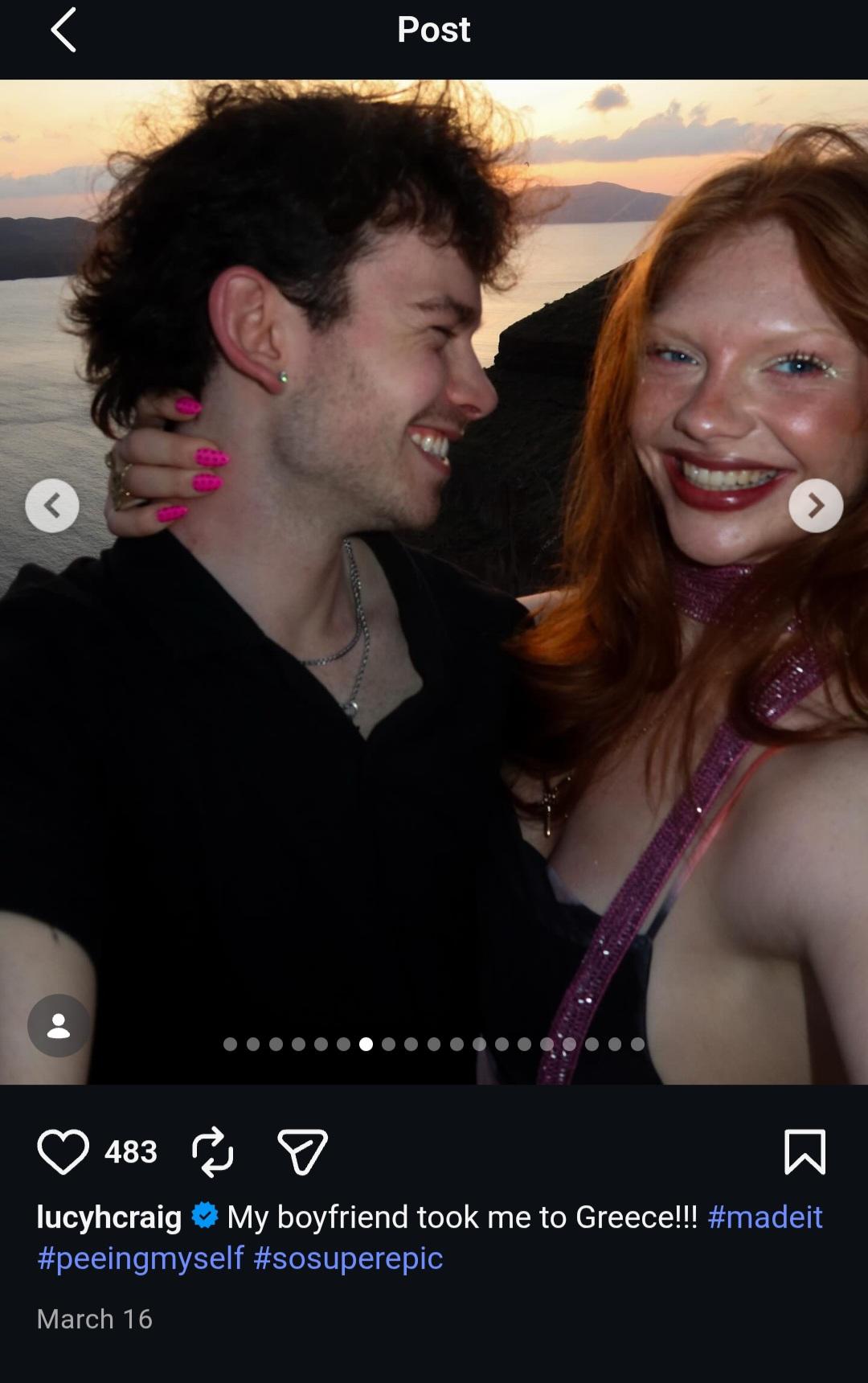 Aidan Scott and Lucy Craig