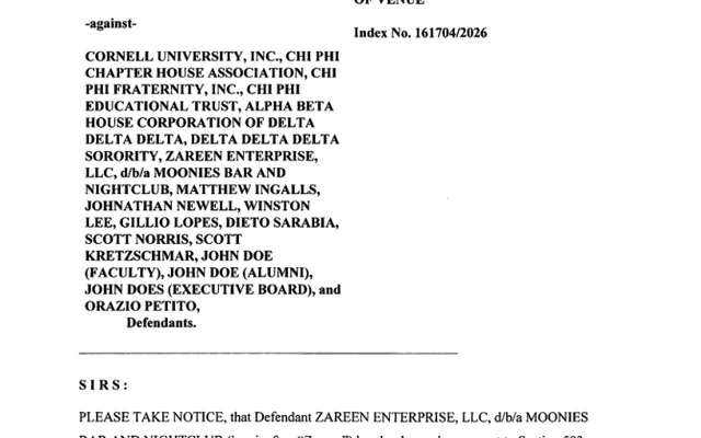 161704_2026_Jane_Doe_v_Cornell_University_Inc_et_al_DEMAND_FOR_CHANGE_O_32
