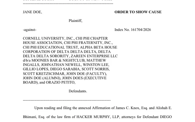 ORDER TO SHOW CAUSE (PROPOSED) WITH TRO (Motion #002)

            *Corrected*