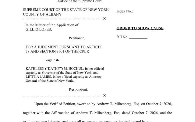 ORDER TO SHOW CAUSE ( PROPOSED )