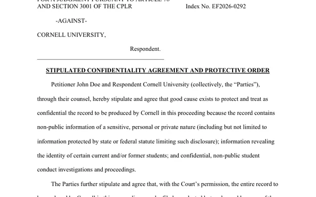 STIPULATION - CONFIDENTIALITY ( REQUEST TO SO ORDER )