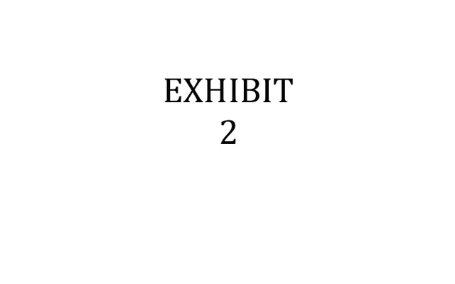 EXHIBIT(S) - 2
             (Motion #1) Policy 6.4 Procedures