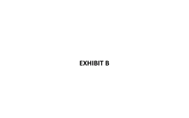 EXHIBIT(S) - B
             (Motion #1) Informational Statement