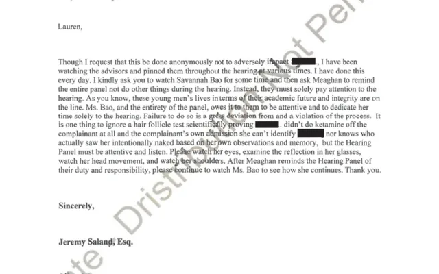 OTHER COURT FILED DOCUMENT Redacted - Emails Regarding Bao Distractions