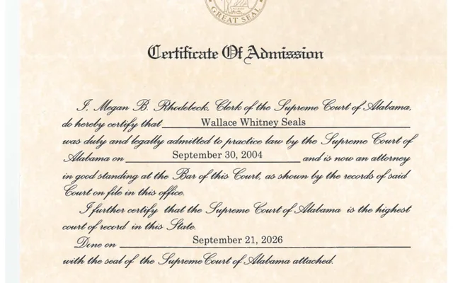 EXHIBIT(S) - D Certificate of Good Standing (dated 09/21/2026)
