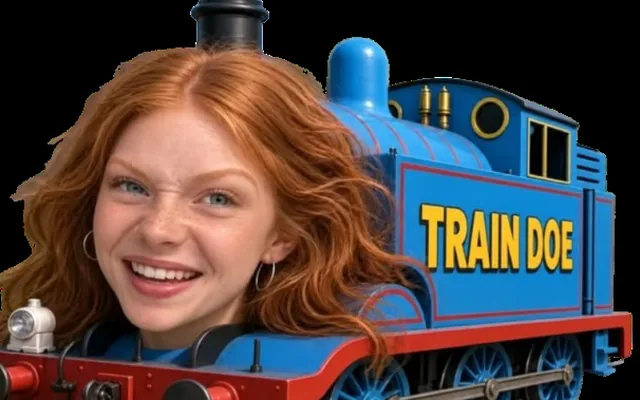 Image preview: Cheerful_Train_Doe_on_Sunny_Tracks