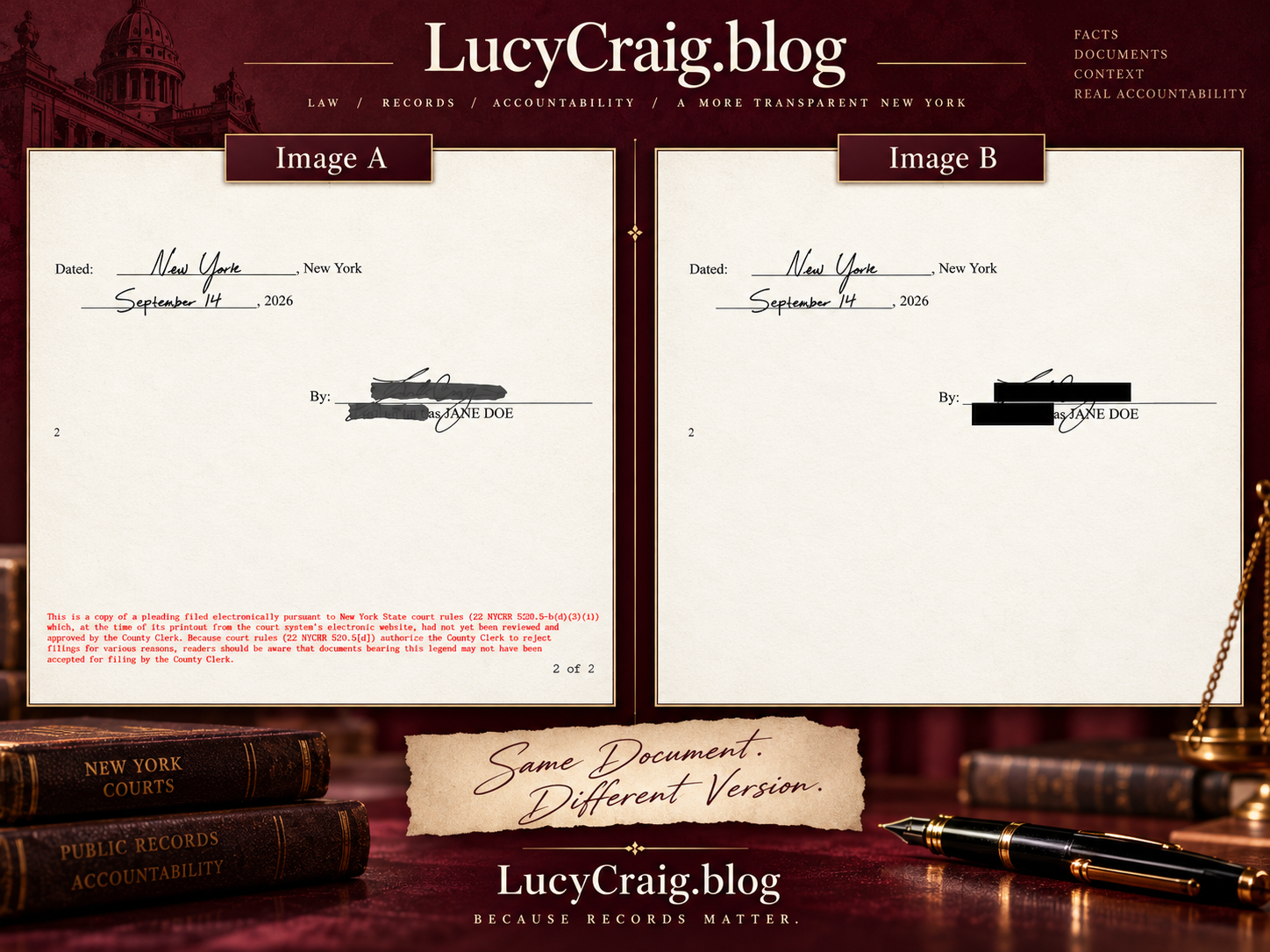 LucyCraig Document Comparison
